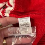 Talbots Red and White Nautical Sweater with button embellishments Size XL Photo 5