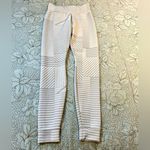 Nike COURT Women's GX Tennis Leggings Flatliner Print 843982 White/Gray Sz Small Photo 0