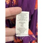 Free People Tuscan Dreams Tunic Plum Floral Mini Dress Surplice Top Size S Boho Photo 7