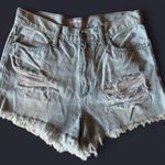 Just USA Boho-Chic Distressed Denim Cut-Offs – (Size M) Photo 0