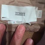 CLOSED KALLY 2020 ITALIAN FABRIC WOMENS JACKET MEDIUM Tan Photo 7