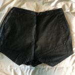 Abercrombie & Fitch Black Leather Skort Photo 0