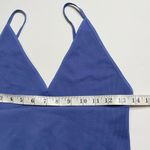 Free People intimately ali low back seamless bra in blue M/L NWOT Photo 4
