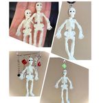 Handmade big skull goth grunge punk funky Halloween unisex earrings 🖤💀 Photo 3