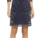 Pisarro Nights Navy Beaded V Photo 0