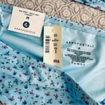 Aeropostale NEW!  Blue Ditsy Floral Cut Out Strappy Mid-Rise Bikini Set Size S/M Photo 6