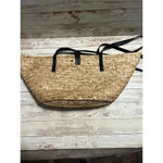 Straw Purse Bag Shoulder Crossbody Coastal Beachy Tan Photo 4