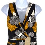 Deletta  Anthropologie Abstract Print Sleeveless V-Neck Dress Size Small NWT Photo 5