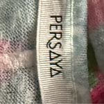 Persaya Green Relaxed Blouse with Artistic Cut-Out Size Large Photo 3