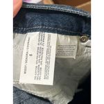 Bandolino Women's Distressed Dark Wash Reg Fit Knee Length Jean Skirt size 6 Photo 5