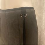 Black Croc Leather Pencil Skirt Sz 6 womens Tom K Nguyen 100% Leather Skirt sz 6 Photo 11