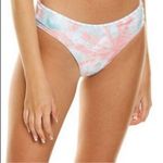 Splendid Bellini Reversible Retro Bikini Bottom Sz M NWT Tie Dye & Stripes Photo 1
