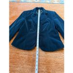 Norton Mcnaughton  Blue Velvet Blazer Jacket Size 6 Classic Tailored Photo 2