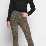 Good American  good waist crop animal print 2/26 Photo 0