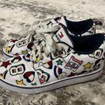 Tommy Hilfiger White Printed Heelys Sneakers Size 7 US Photo 1