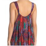 Free People Intimately | Count Me in Trapeze Tank Top, Blue Size L Photo 2