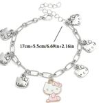 Hello Kitty Silver Toned Charm Bracelet Photo 2