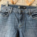 Kut From The Kloth Reese Ankle Straight Leg Jeans With Side Stripes Size 2 Photo 2