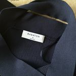 Aritzia  Babaton Sculpt Knit Criss Cross Tank Crop Size Medium Navy Photo 1