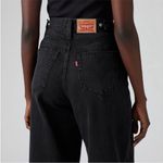 Levi's Levi’s Women’s High Rise Cinch Baggy Jeans - Black Wash Size 25 X 31 NWT Photo 5