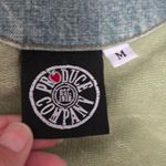 Vintage Produce Company 90s Green Mineral Wash Zip Jacket S Boho Artsy Grunge Size M Photo 5