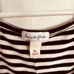 Striped Black and White Dress Size XL Photo 2
