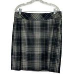 Eddie Bauer Gray Wool Skirt Women's Size 12 Lined NEW Photo 0