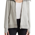 Free People Movement Baseline Zip Up Sweatshirt Jacket Gray Size XS Photo 0