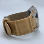 Daisy Fuentes  DF/1049 ladies 35mm silver tone Quartz analog watch brown runs Photo 4