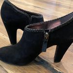 Tahari Rosalee Black Suede Leather Heel Bootie Size 6 Photo 7
