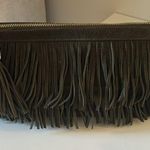 India Hicks  suede Dougal fringe clutch Photo 3