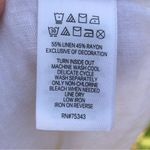 Joie NEW  Linen Blend Long Sleeve Tiered Beach Cover Up Midi Dress S Photo 5