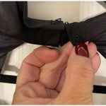 Betsy and Adam Little Black Dress Cap Sleeve Ruched Linda Bernell Vintage Size 8 Photo 2