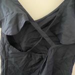 DO+BE Women’s  Black Ruffle Sleeve Cross Back Tank Top Size Small Photo 2