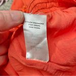 Lulus Spend Some Time Coral Smocked Short Sleeve Culotte Jumpsuit Medium Orange Photo 7