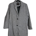 Ambiance Outerwear Houndstooth Car Coat Size M Black White Career Jacket Size M Photo 0