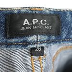 A.P.C. Jean Moulant Jeans Women’s Size 26 Dark Wash Straight Leg Denim Blue Photo 8