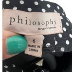 Philosophy Black & White Polka Dot Pencil Skirt Size 6 Career Feminine Preppy Photo 2