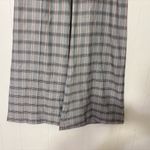 For Love & Lemons  Kim Wide Leg Pants Gray Plaid Size S Photo 5