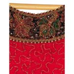 Laurence Kazar Vintage Red Beaded Embellished Silk Top Women Size Petite Large Photo 3