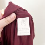 Baltic Born [] Maroon Amalfi Smocked Off The Shoulder Ruffle Maxi Dress Sz Medium Photo 10