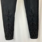 Miss Me Medium Rise Black Ankle Skinny With Distressed Cutouts Women’s Size 28 Photo 2