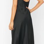 Show Me Your Mumu Black Satin Dress Photo 3