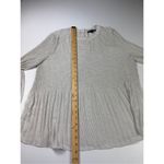 Adrianna Papell  Polka Dot Blouse Long Sleeve Pleated Top Womens Size M‎ Photo 4