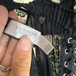 Victoria's Secret  Black Lace Chemise with Eyelet Detail lace satin XS Photo 8