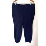 Lane Bryant  Blue Stretchy On-The-Go Slim Ankle Pant Sz 18 Photo 1