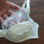 Agent Provocateur Ivory Lace Chic Feminine Coquette Girl Sexy Bra Size 36D Photo 1