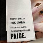 Paige Isela Cami 100% Silk Leopard Floral Print Cami Tank Top Small Photo 5