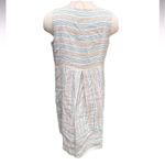 J.Jill Love Linen Striped Short Dress With Pockets Size M Petite Photo 4