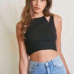 Forever 21 Cutout Cropped Tank Top Photo 2